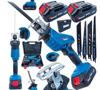 AKU PILA 24V + 2 BATERIE + 4 PILOVÉ KOTOUČE SILNÉ od2205