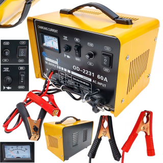 AUTONABÍJEČKA 12/24V SE STARTÉREM PRO NABÍJENÍ S VÝKONNÝM PROUDEM 60A od2231 i30