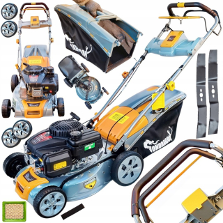 BENZÍNOVÁ SEKAČKA NA TRÁVU VÝKONNÁ LEHKO OBRABITELNÁ KŘOVINOŘEZ 41 cm 6 HP od701
