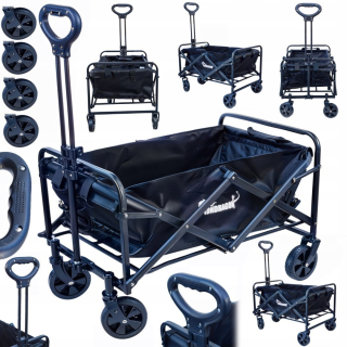 ZAHRADNÍ VOZÍK, TURISTICKÝ, PŘEPRAVNÍ, SKLÁDACÍ, PLÁŽOVÝ, NÁKUPNÍ, NOSNOST 80 KG OD-5905991036456