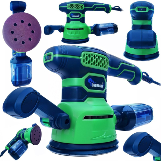 Oscilační excentrická bruska na dřevo a kov s nastavením 125 mm 1400 W od5031