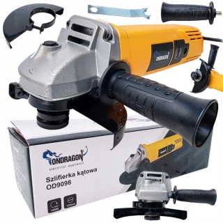 Úhlová bruska 1600 W 125 mm VÝKONNÁ ÚHLOVÁ BRUSKA DIAX ELECTRIC NAPÁJENÍ ZE SÍTĚ OD9098