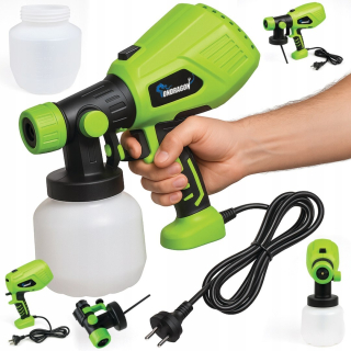 STŘÍKACÍ PISTOLE NA BARVY NA NÁTĚRY STĚN 800ml od5060