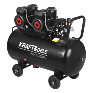 Bezolejový kompresor 100L 2x2200W KD4083