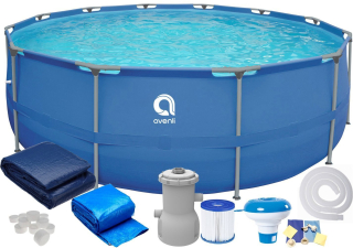 Zahradní bazén s konstrukcí 366x76cm SADA 17v1