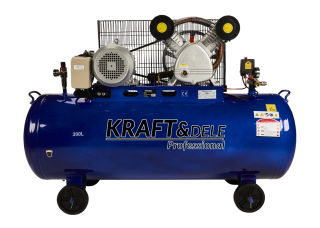 Olejový kompresor 300L 400V 2 písty + separátor KD4061