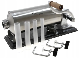 OscarCook Plnička klobás 3kg vodorovná narážečka + 4 trubice  T14