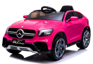 Mercedes GLC COUPE Concept 4x4 RŮŽOVÝ EVA KŮŽE Licence Lithium-iontová baterie