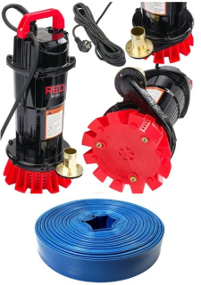 RED TECHNIC Ponorné čerpadlo 1" 650W + 25m hadice RTPDW0072