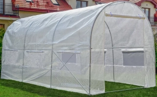 Garden FOLIOVNÍK zahradní skleník 2,5x4 10m2 UV4 bílý 1560