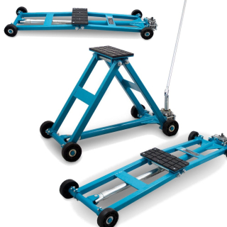 Nůžkový zvedák BITUXX 2,5T plochá platforma 11-48cm na ruční kliku MS19207